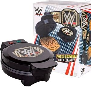 WWE Gold and Black Waffle Maker